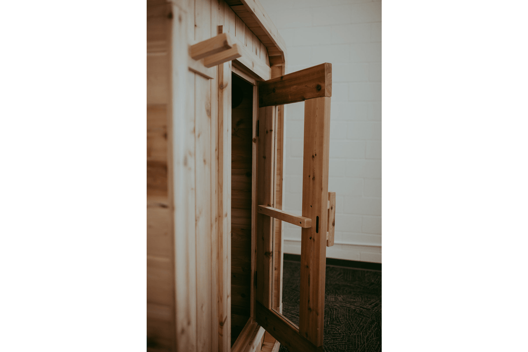 The Sweat Pod 2-4 Person Cedar Sauna by Sweat Kingdom
