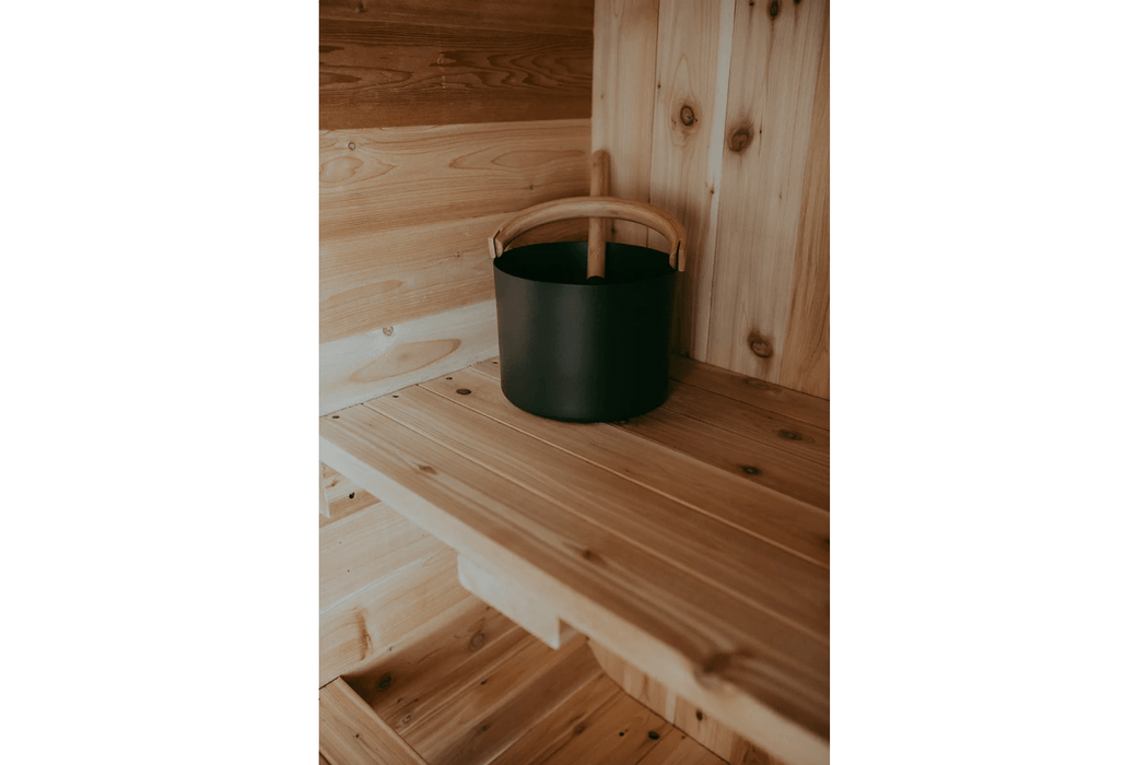 The Sweat Pod Blackout Edition 2-4 Person Cedar Sauna by Sweat Kingdom