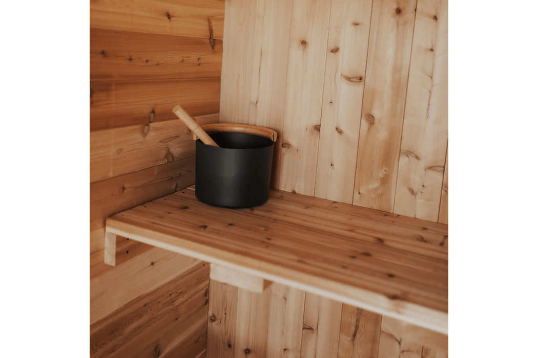 The Sweat Pod Blackout Edition 2-4 Person Cedar Sauna by Sweat Kingdom