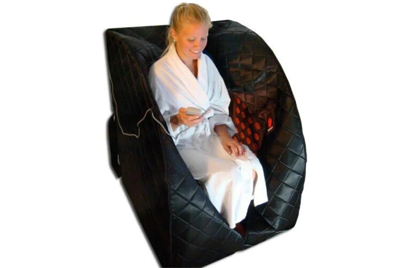 Therasage Home Sauna in use