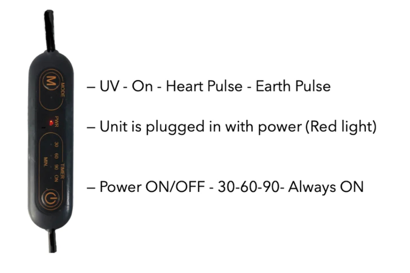 Therasage Infrared Mat controller guide