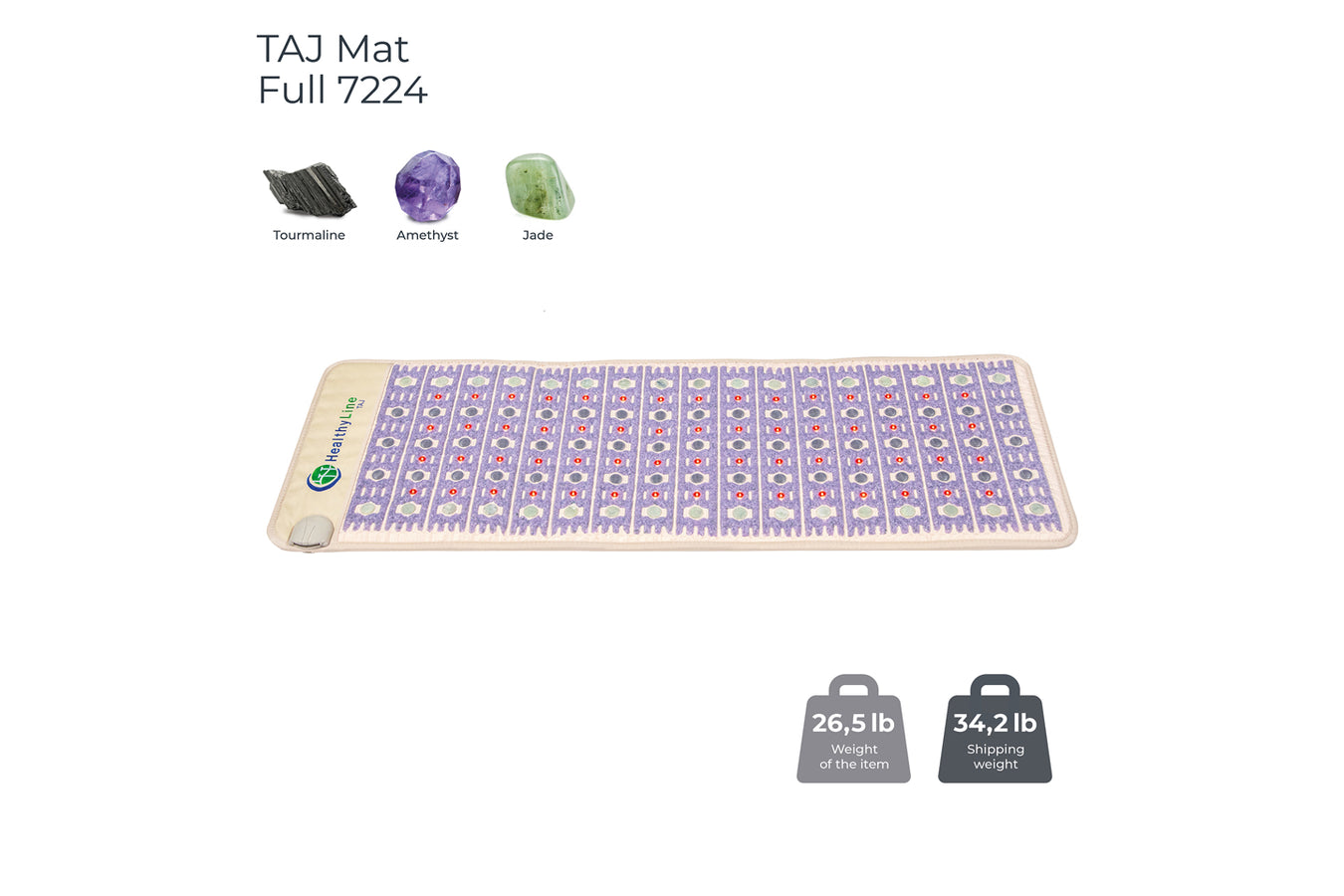 Healthyline Inframat Gemstones Tourmaline Amethyst Jade