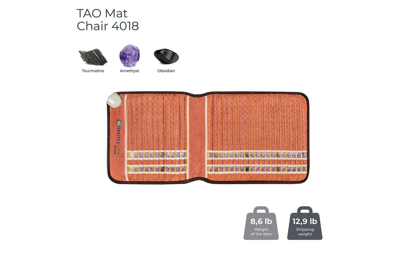 Healthyline Pemf Mat Gemstones Tourmaline Amethyst Obsidian