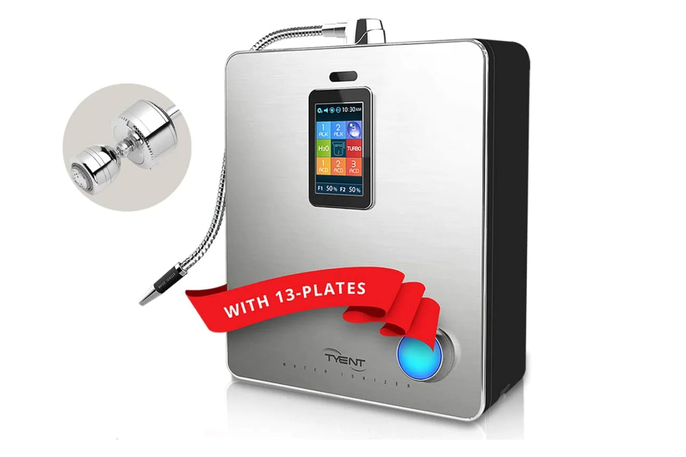 Tyent ACE-13 TURBO Above-Counter 13-Plate Water Ionizer body front view