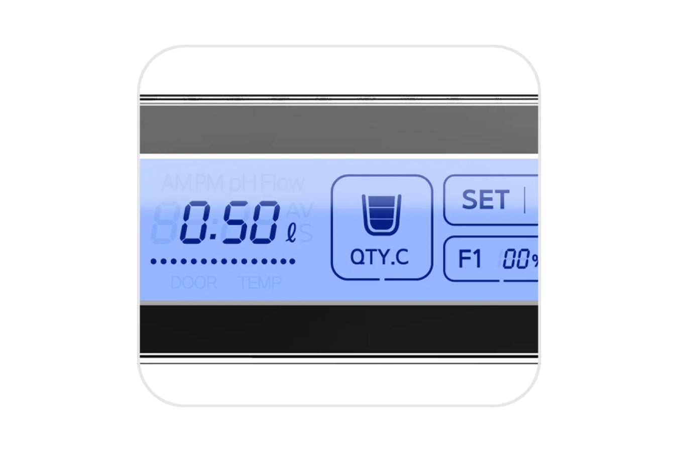 Tyent Ionised Water Machine, LCD water quality level display