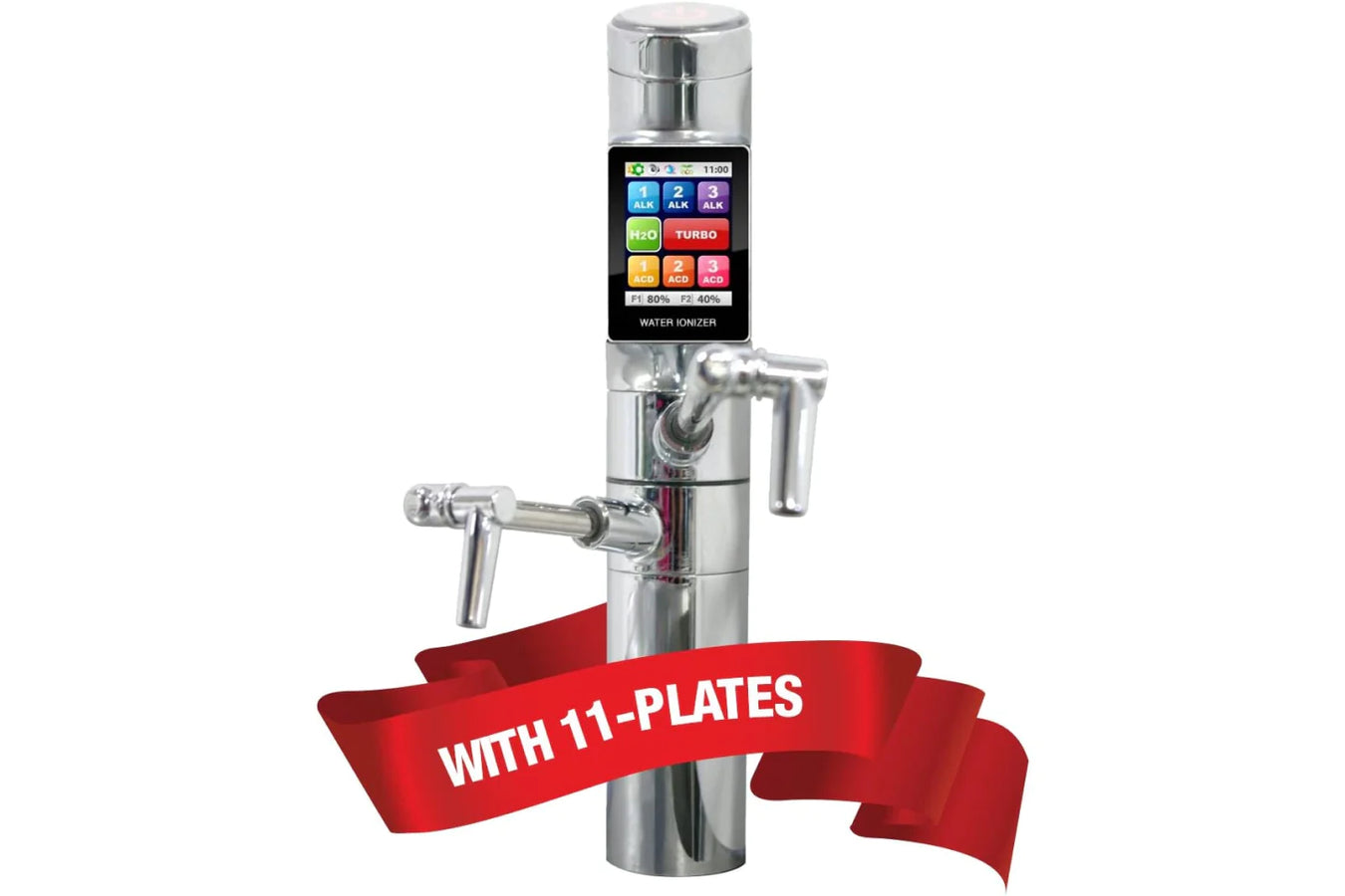 Tyent UCE-11 Turbo Water Ionizer closeup with LCD