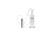 Simply O3 water bubbler system with glass jar and stainless steel handheld unit