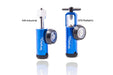 Simply O3 oxygen tank regulators: 540 industrial fitting and 870 pediatric fitting
