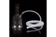 Simply O3 oil bubbler jar with activated carbon filter and silicone tubing
