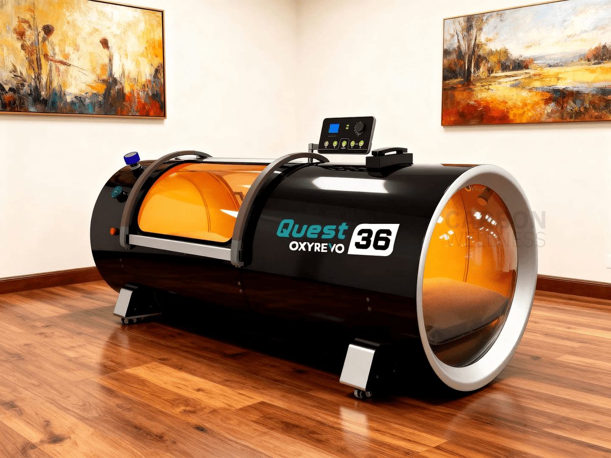 OXYREVO Quest36 Hard Hyperbaric Chamber | Carbon Wellness MD