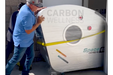 Delivery of the Oxyrevo space 60 hyperbaric chamber unit