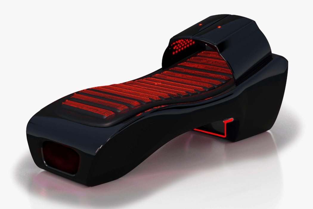 VACUACTIVUS InfraCouch Red Light Simple Red Light Therapy Light Black Front View