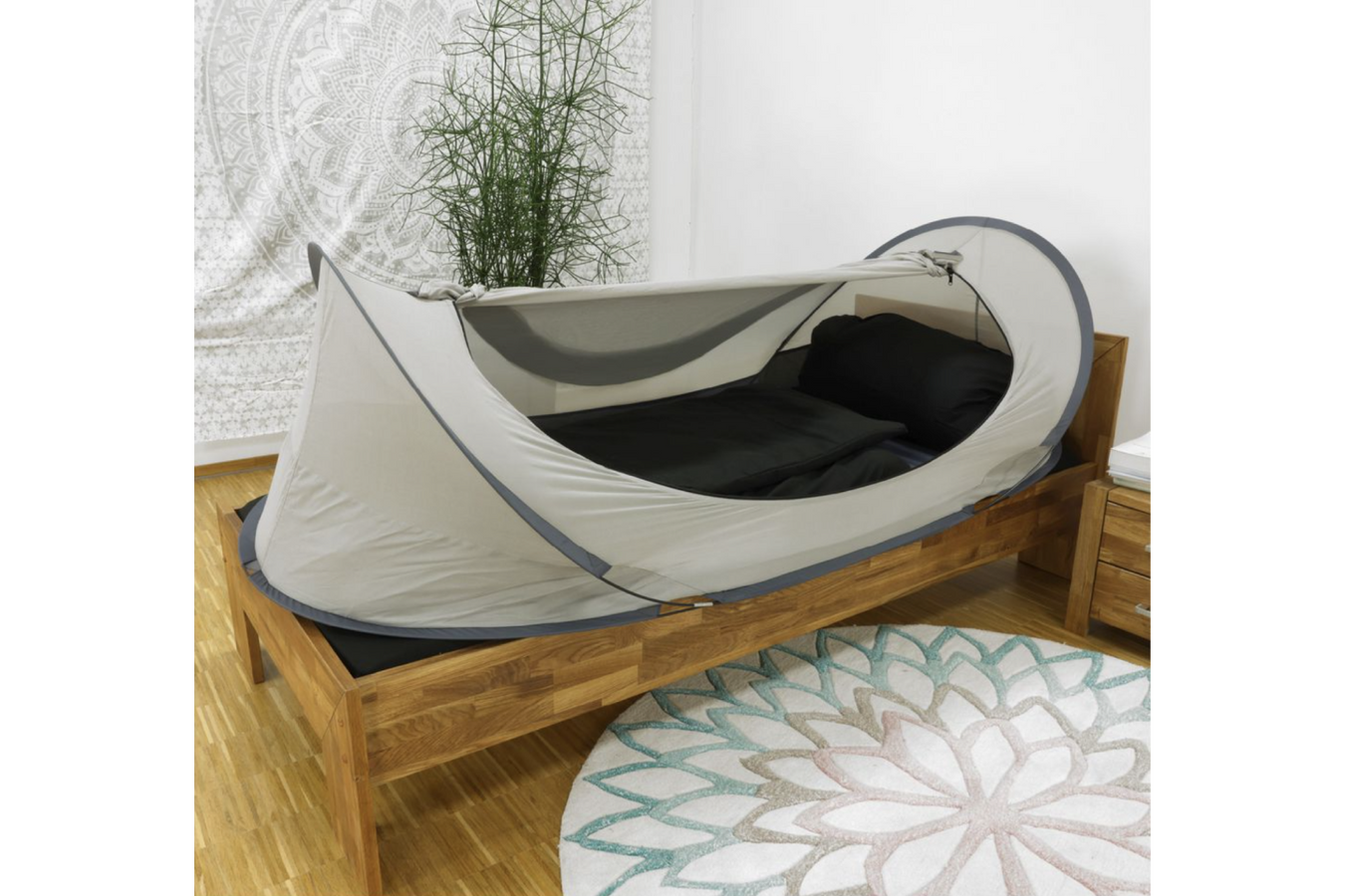 YSHIELD® SAFECAVE white Bed Tent side view