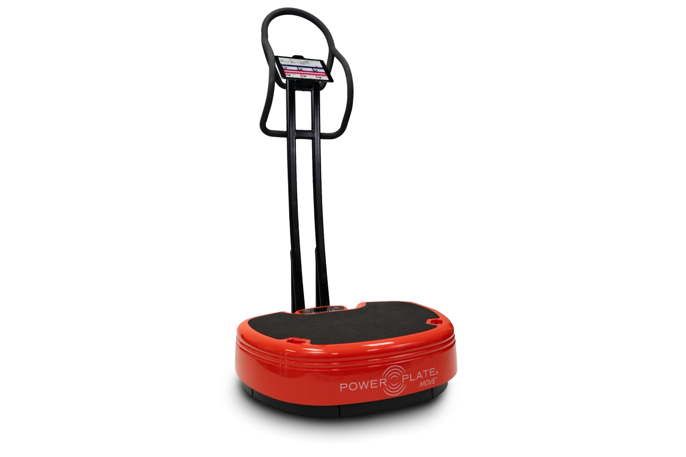 Power Plate® Exercise Equipment with red move stability bar body