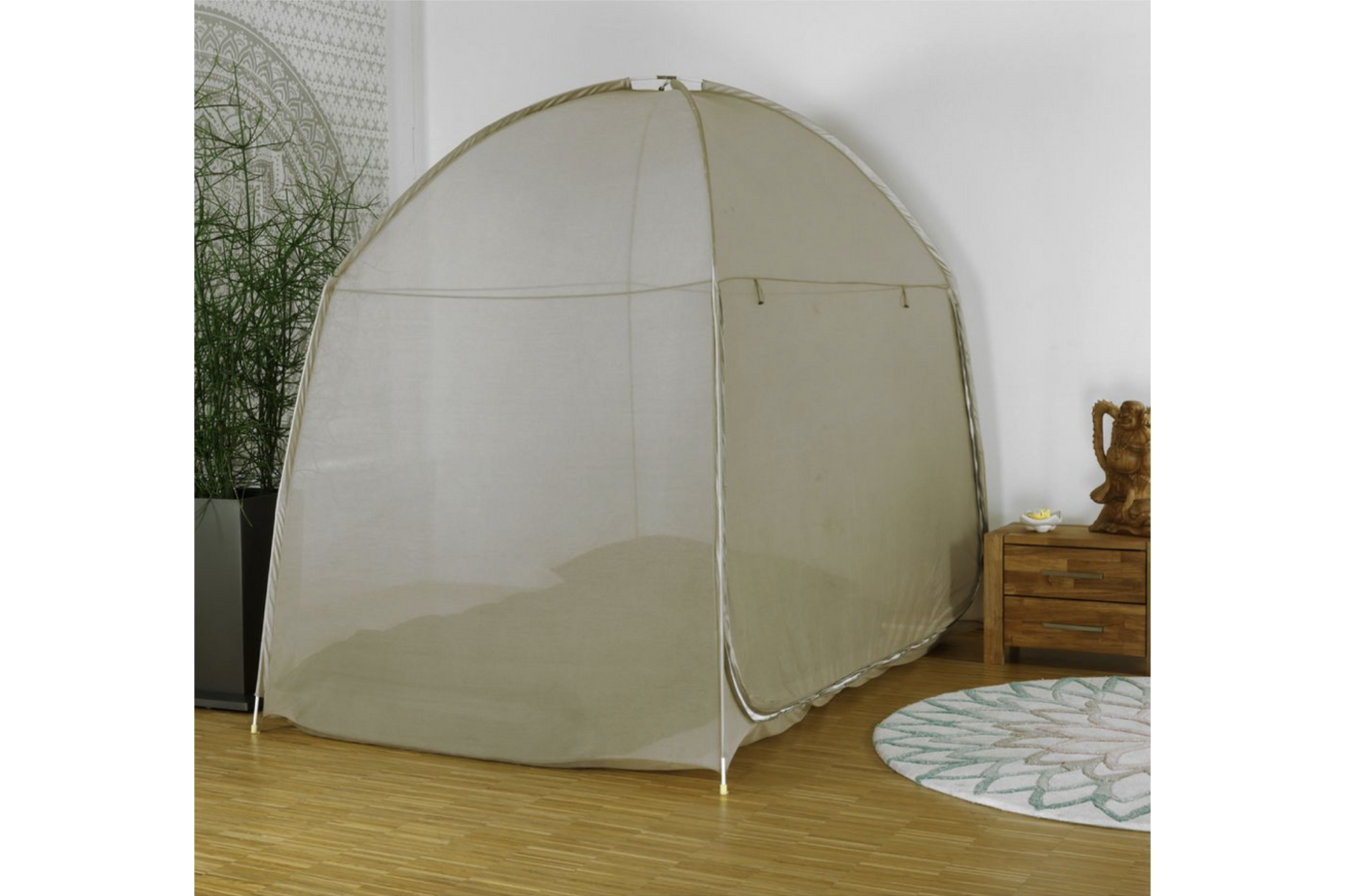 YSHIELD® SAFECAVE Emf Protection Tent full close setup