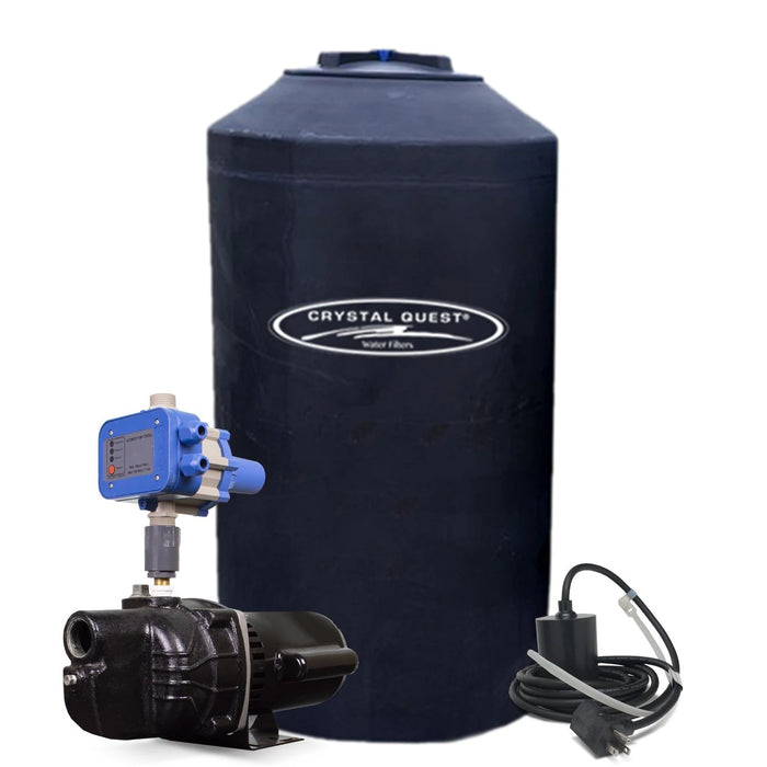 Crystal Quest Atmospheric Storage Tank Kit with Pump - 550 Gallon